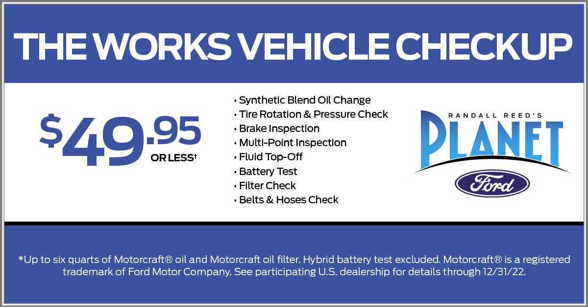 The Works Oil Change Planet Ford Houston Spring The Woodlands Aldine