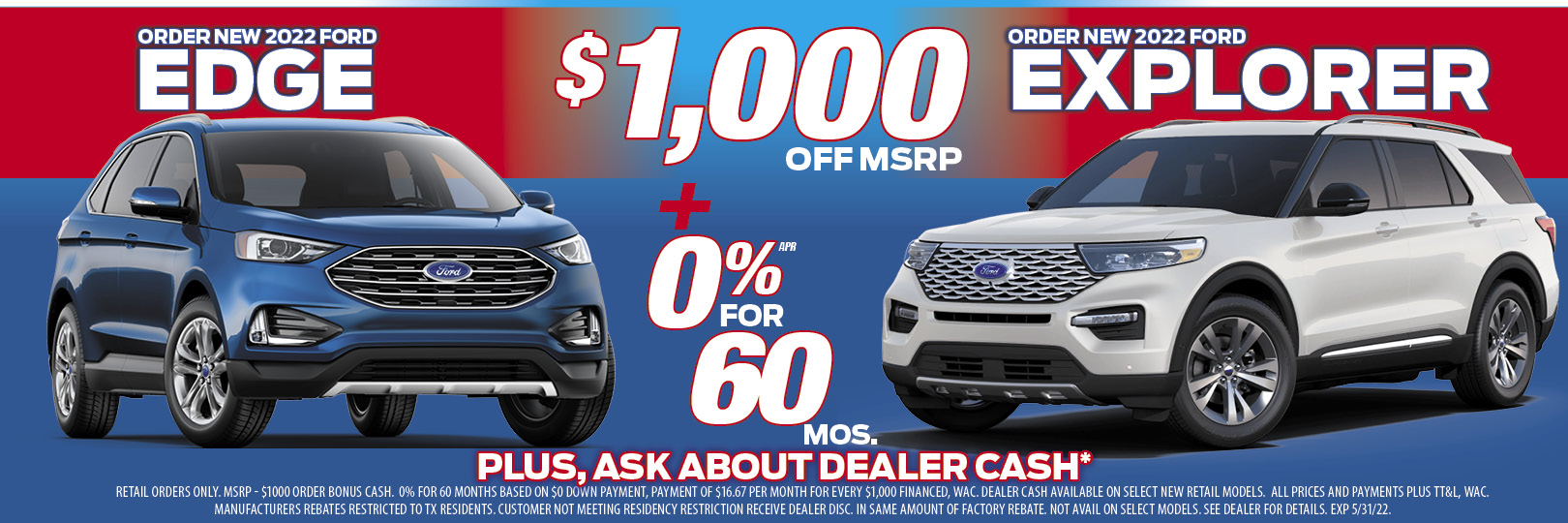 order Ford Edge Ford Escape ford 