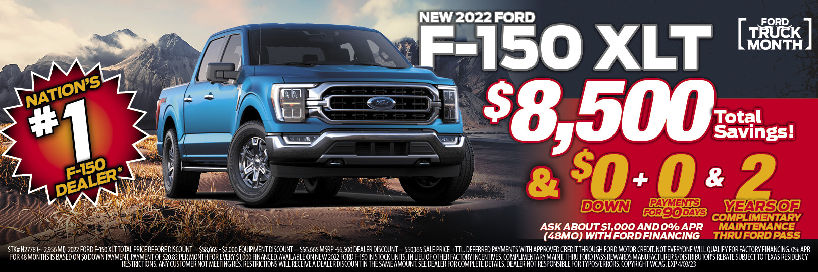 New Ford F-150 Truck Month Deal Houston Spring The Woodlands