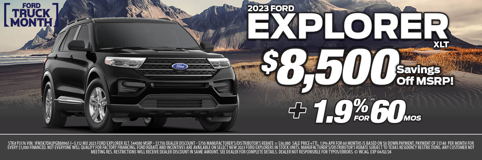 New Ford Explore Special Offer in Spring | Houston | Conroe