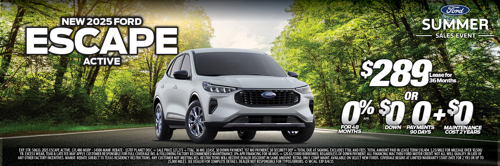 Ford Escape Special Offer | Houston, Spring, The Woodlands