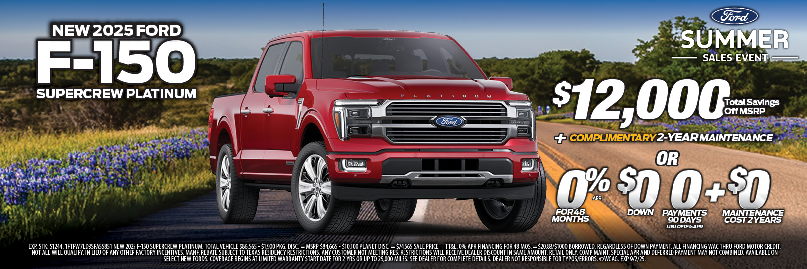 Ford F-150 Truck Platinum Lariat Special Houston
